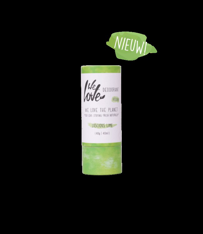 WE LOVE THE PLANET •• Natuurlijke deodorant  stick | Luscious Lime from De Groene Knoop