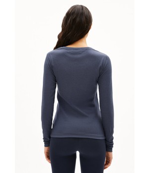 ARMEDANGELS •• T-shirt JAALEAA | Moonlight Gray from De Groene Knoop