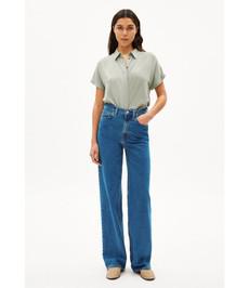 ARMEDANGELS •• Blouse LARISAANA | Seagreen via De Groene Knoop