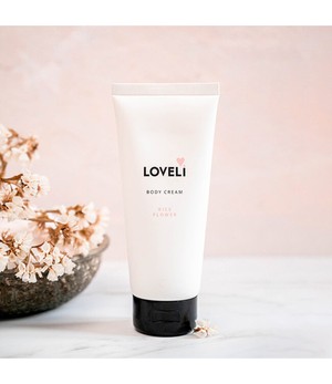 LOVELI •• Body cream Rice Flower from De Groene Knoop