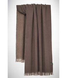 Bufandy •• Brushed Doble Fudge Truffle | Alpaca Shawl via De Groene Knoop