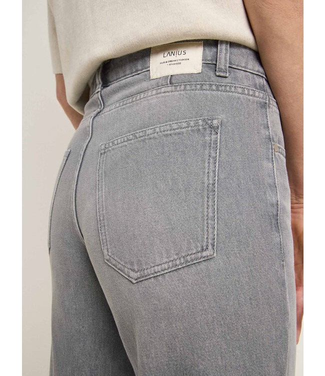 LANIUS •• Relaxed Jeans GOTS | Light Grey Denim from De Groene Knoop