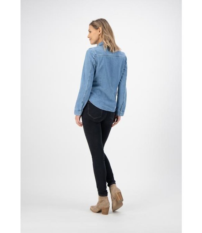 MUD Jeans •• Betty Denim Shirt | Stone Blue from De Groene Knoop