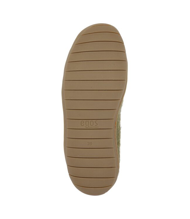 EGOS Copenhagen •• Slipper Rubberen Zool Moss Green from De Groene Knoop