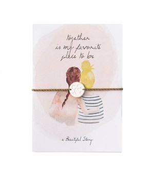 A BEAUTIFUL STORY •• Jewelry Postcard Two friends from De Groene Knoop