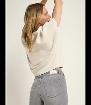 LANIUS •• Relaxed Jeans GOTS | Light Grey Denim from De Groene Knoop