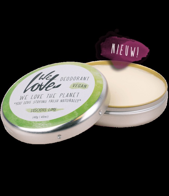 WE LOVE THE PLANET •• Luscious Lime - Natuurlijke deodorant from De Groene Knoop