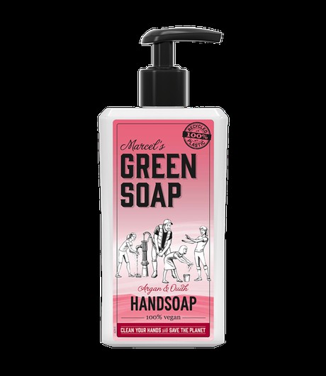 Marcel's Green Soap •• HANDZEEP ARGAN & OUDH (500ML) from De Groene Knoop