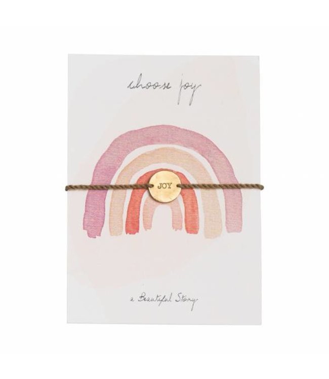 A BEAUTIFUL STORY •• Jewelry Postcard Choose Joy from De Groene Knoop