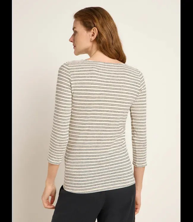 LANIUS •• Waterval shirt OCS | Creme/ Black from De Groene Knoop