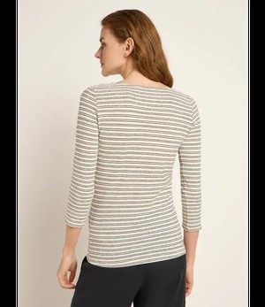 LANIUS •• Waterval shirt OCS | Creme/ Black from De Groene Knoop