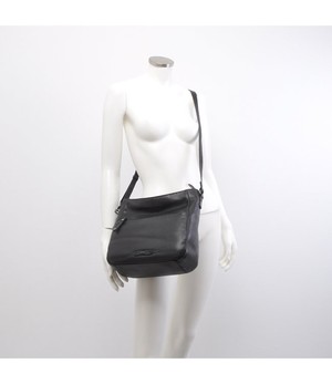 Berba LEREN DAMES CROSS-SHOULDER TAS SCOTCH • black from De Groene Knoop