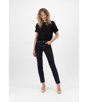 MUD Jeans •• Jeans SimpleChique Medium Stone Black from De Groene Knoop