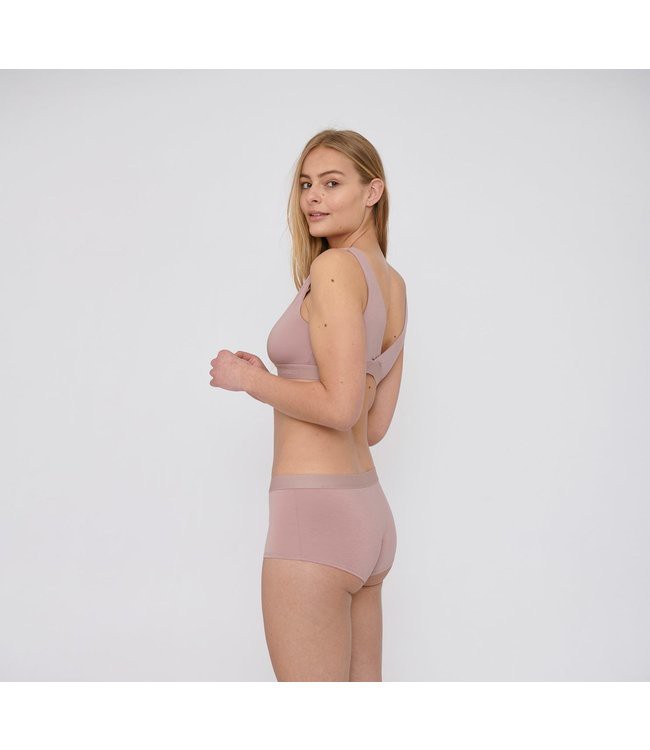Organic Basics •• TENCEL™ Lite Shorty 2-pack | Dusty Rose from De Groene Knoop