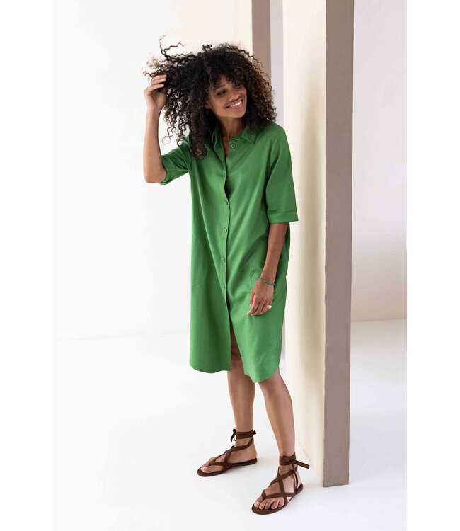 ZILCH •• Shirt Dress | Bottle from De Groene Knoop