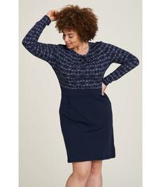 Tranquillo •• JERSEY Jurk | quatrefoil via De Groene Knoop