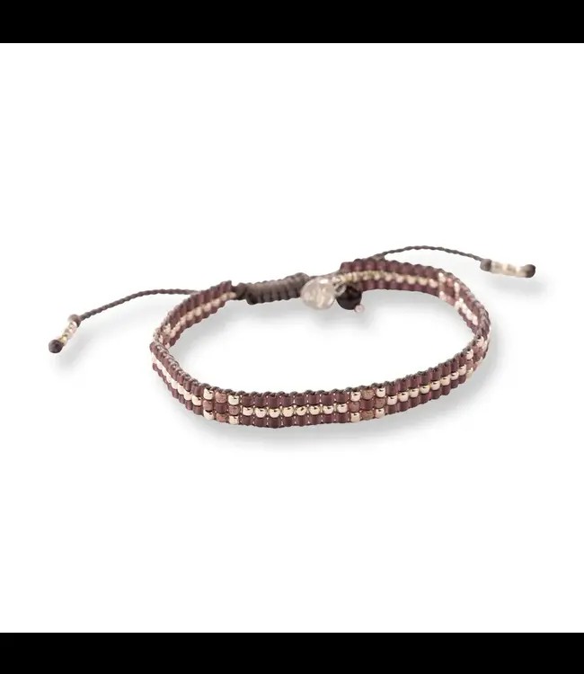 A BEAUTIFUL STORY •• Competent Garnet Bracelet SC | Zilver from De Groene Knoop