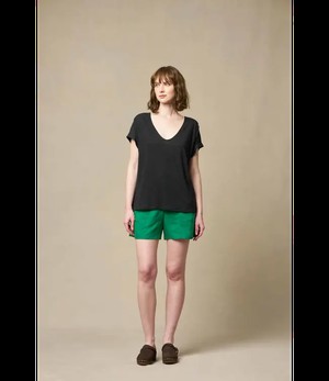EKYOG •• Tinsel T-shirt | Noir | TEE-SHIRT Tinsel zwart from De Groene Knoop