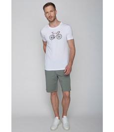 GREENBOMB •• T-shirt Bike Jack Guide | White via De Groene Knoop