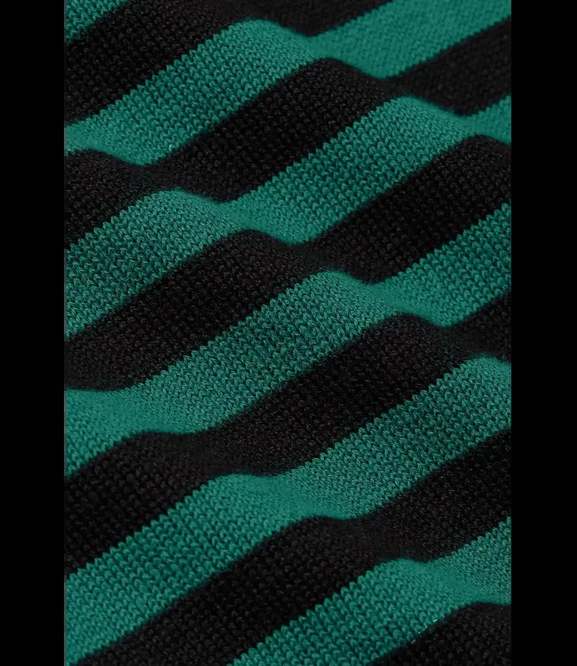 KING LOUIE •• Marie Bell Top Loop Stripe | Peacock Green from De Groene Knoop