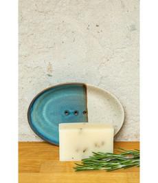 Tranquillo •• Soap Dish | Rustic Blue via De Groene Knoop