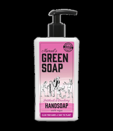 Marcel's Green Soap •• HANDZEEP PATCHOULI & CRANBERRY 500ML) from De Groene Knoop