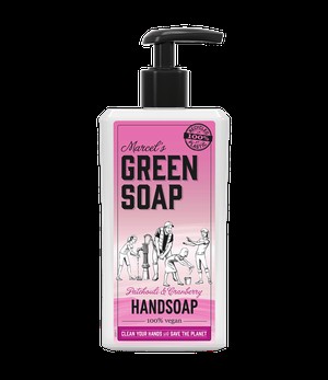 Marcel's Green Soap •• HANDZEEP PATCHOULI & CRANBERRY 500ML) from De Groene Knoop