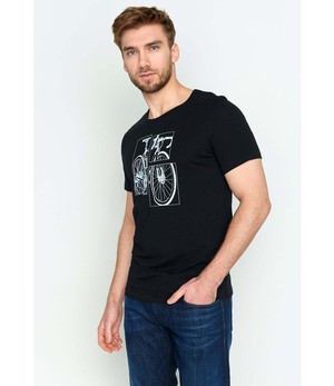 GREENBOMB •• T-shirt Bike Cut Spice | black from De Groene Knoop