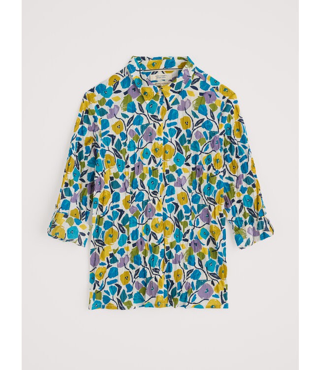 SEASALT CORNWALL •• Larissa Shirt | Zennor Blooms Chalk from De Groene Knoop