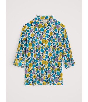 SEASALT CORNWALL •• Larissa Shirt | Zennor Blooms Chalk from De Groene Knoop