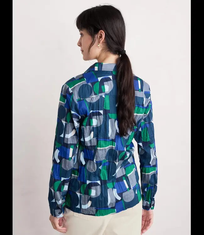 SEASALT CORNWALL •• Larissa Shirt | Zennor Abstract Maritime from De Groene Knoop