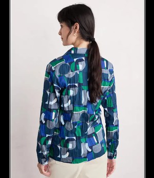 SEASALT CORNWALL •• Larissa Shirt | Zennor Abstract Maritime from De Groene Knoop