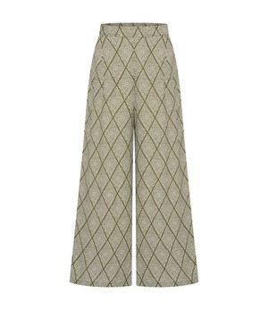 ZILCH •• Pants Wide | Argyle Army from De Groene Knoop