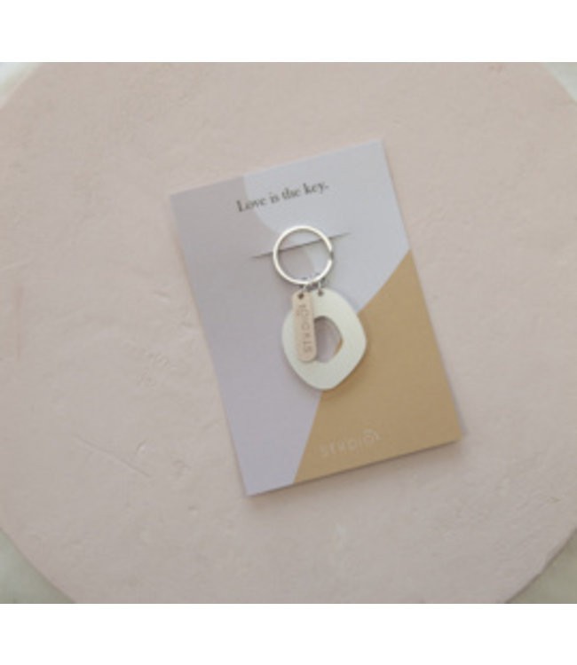 Studio NokNok •• KEYCHAIN.01.SILVER from De Groene Knoop