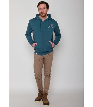 GREENBOMB •• Sweatvest Bike Climb Revel | Blue Stone from De Groene Knoop