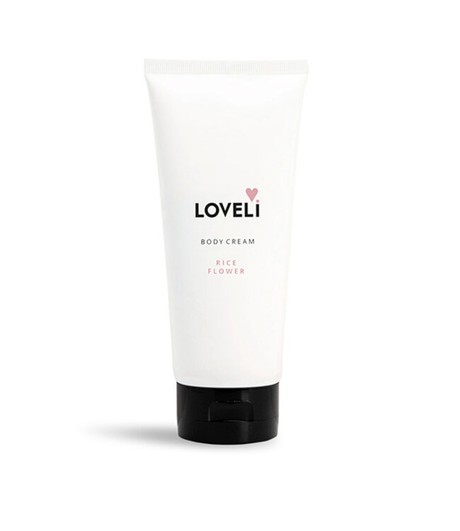 LOVELI •• Body cream Rice Flower from De Groene Knoop
