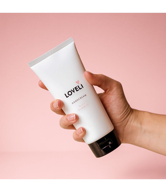 LOVELI •• Hand cream Rice Flower from De Groene Knoop