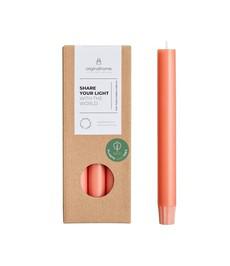 Original Home •• Dinner Candles Apricot| 10 stuks via De Groene Knoop