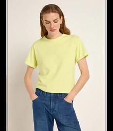 LANIUS •• Korte mouwen shirt OCS | Lime via De Groene Knoop