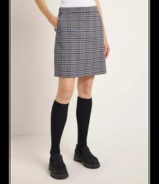 LANIUS •• Geruite Karo rok | blue multicolor via De Groene Knoop