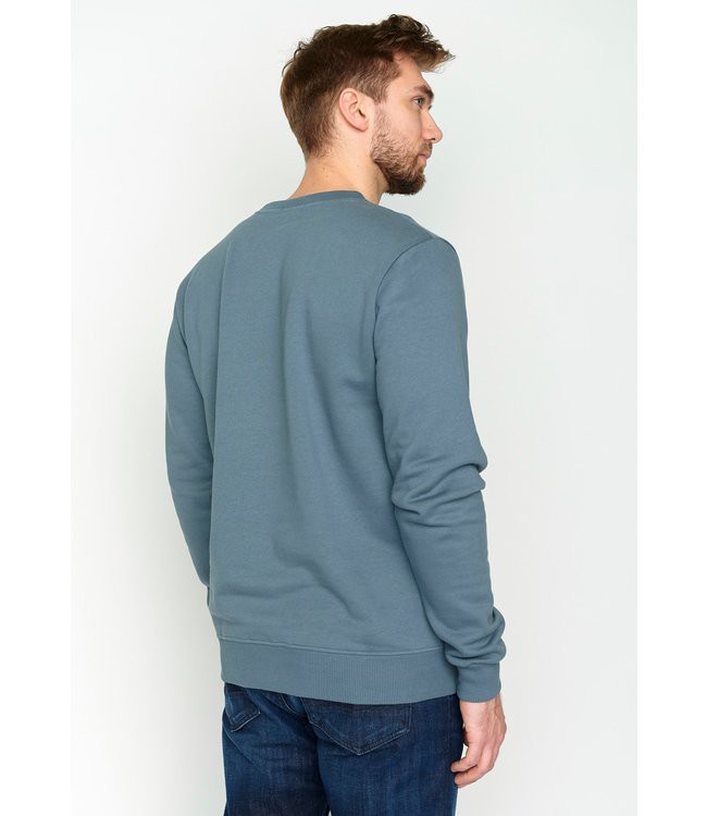 GREENBOMB •• sweatpullover Mountain Stripes | Thunder Grey from De Groene Knoop