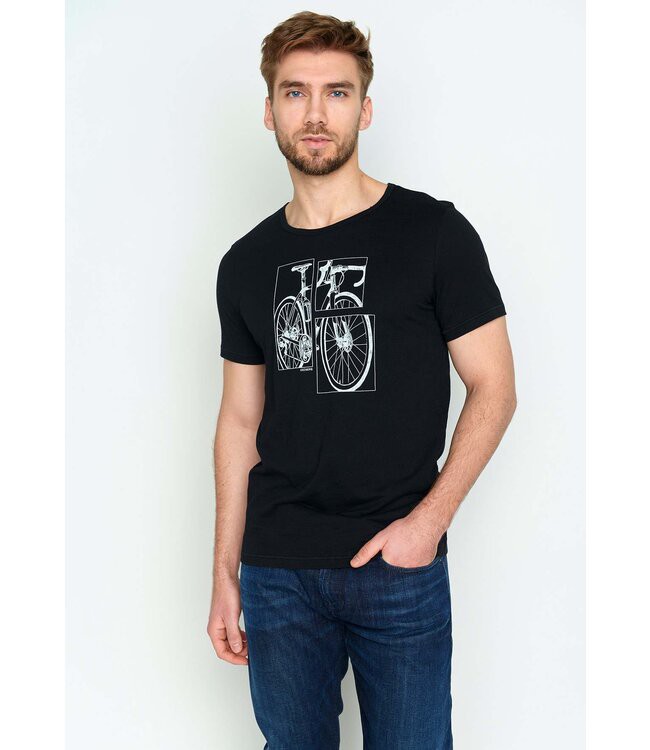 GREENBOMB •• T-shirt Bike Cut Spice | black from De Groene Knoop