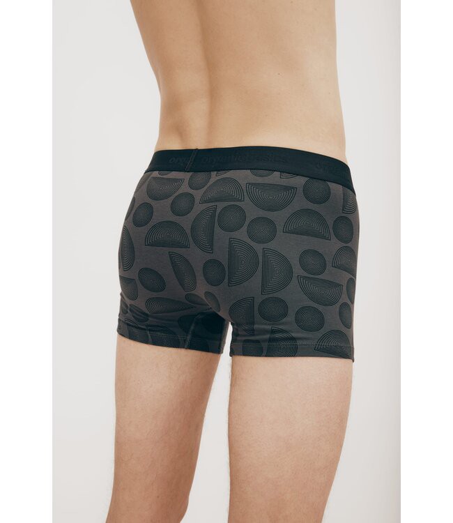 Organic Basics •• Core Boxers 3-pack | slate + black from De Groene Knoop