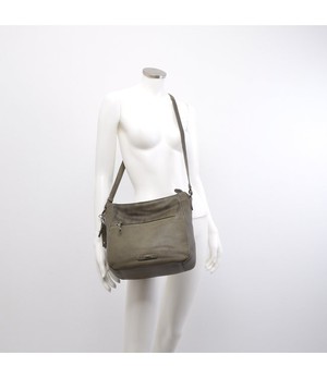 Berba Leren dames cross-shoulder tas Scotch  • Dark green from De Groene Knoop