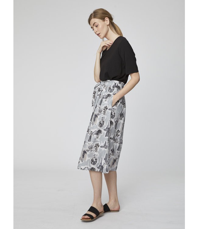 THOUGHT  •• Midi Rok Lees Story | 100% Tencel® from De Groene Knoop