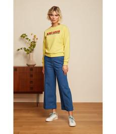 KING LOUIE •• Lisa Culotte Chambray | Denim Blue via De Groene Knoop