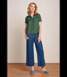 KING LOUIE •• Lisa Culotte Chambray | Denim Blue via De Groene Knoop