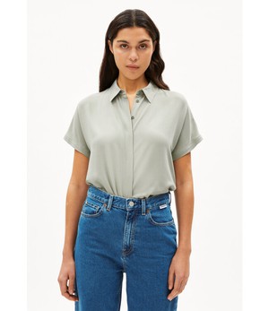 ARMEDANGELS •• Blouse LARISAANA | Seagreen from De Groene Knoop