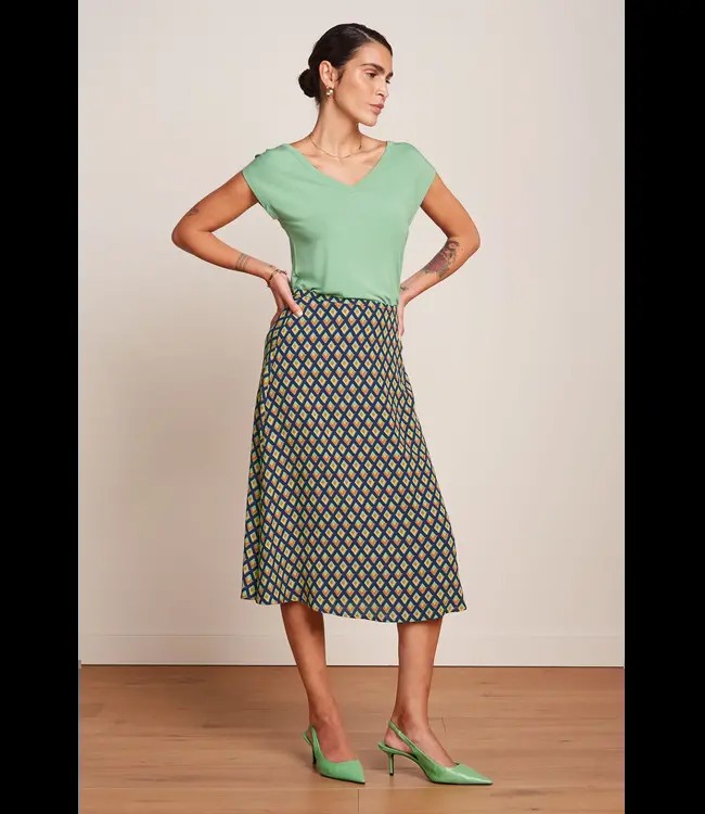 KING LOUIE •• Double V Top Caprice | Sprucestone Mint from De Groene Knoop