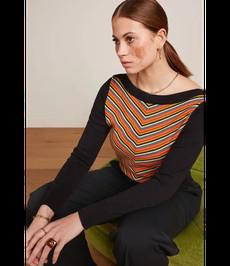 KING LOUIE •• Ivy Top Vida | Black via De Groene Knoop